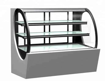 Étalage en verre de réfrigérateur de coffret d'étalage de boulangerie de gâteau d'étalage commercial d'affichage