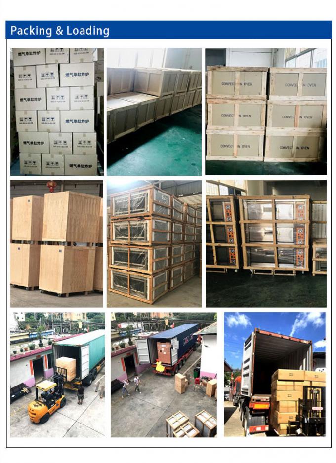 Équipe technique et de conception professionnelle pour le four de cuisson commercial sur mesure 6