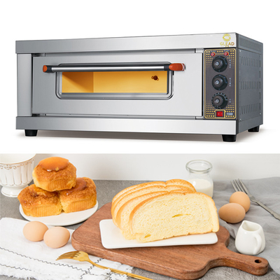 Cuiseur à dinde électrique à gaz combiné avec four à pizza à pain de boulangerie