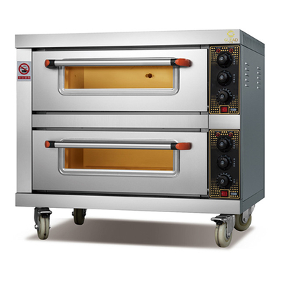 Équipement de cuisson commercial 110v 3 ponts 6 plateaux propane extérieur four à gaz électrique à 500 degrés