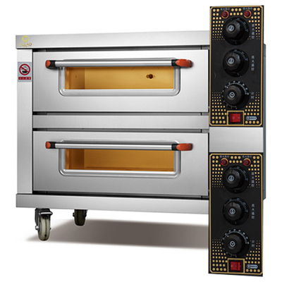 Équipement de cuisson commercial 110v 3 ponts 6 plateaux propane extérieur four à gaz électrique à 500 degrés