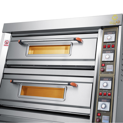 Cuisinière à gaz commerciale de brûleur de la pizza 16 5 avec le four en bois de vitesse de revêtements de peinture en bois de gardes Saj