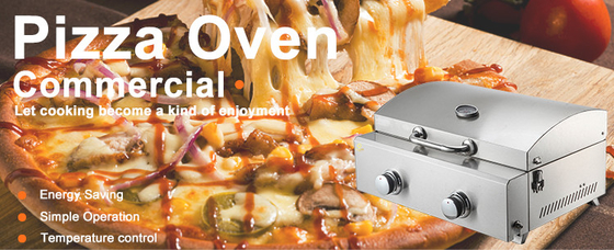 Convoyeur de cuisine cuisinière à gaz à 6 brûleurs pour Pizza boulangerie maison gants en Silicone gril et four