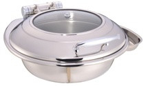 Hygiène Équipement de cuisson commercial 6L Chafers ronds Cadre W/O
