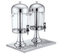 Dispenser de jus en acier inoxydable 8L 16L Construction de couleurs claires pour une durabilité et une longévité