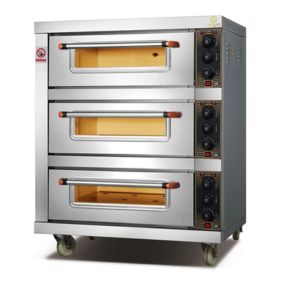 Cuisinier électrique à grande capacité pour la cuisson des pizzas avec protection contre la sécurité