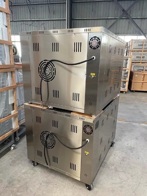 5 plateaux en acier inoxydable couleur four de cuisson commercial four de convection appareil de chauffage électrique/gaz