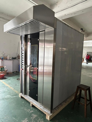 16 plateau de gaz four de boulangerie commerciale four rotatif fonctionnement facile avec tension 380V/50Hz
