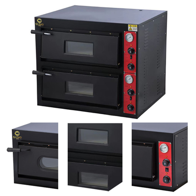 PZ-02 four de boulangerie en acier inoxydable 8,4 kW équipement de boulangerie commercial pour la pizza et le pain