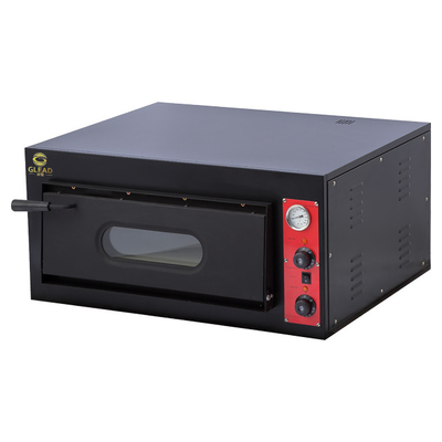 Cuisinière à pizza en acier inoxydable 4,2 kW 1 couche 380V équipement de boulangerie commerciale