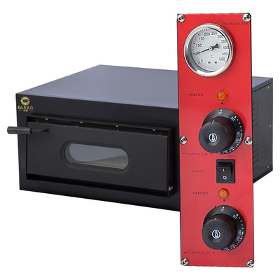Cuisinière à pizza en acier inoxydable 4,2 kW 1 couche 380V équipement de boulangerie commerciale