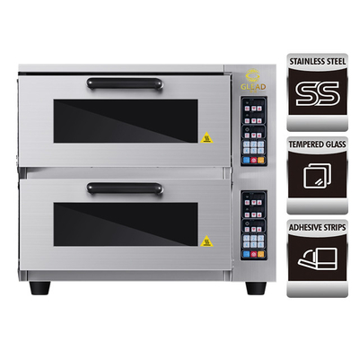 Productivité 2 couches Équipement de cuisson électrique 5 kW Puissance A Pizza/Pâte four