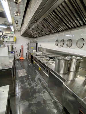 Cuisinière à gaz de série 6 en acier inoxydable commercial pour restaurants lourds