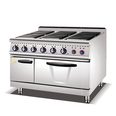 Plaque de cuisson 300x300mm 6 Plaque chaude cuisinière avec four ((Quadré)
