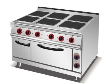 Équipement de cuisine électrique / équipement de cuisine fast-food GL-TT-6 29KW Puissance 176kg Poids