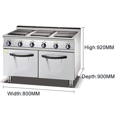 GL-TT-6 Équipement de cuisine électrique en acier inoxydable