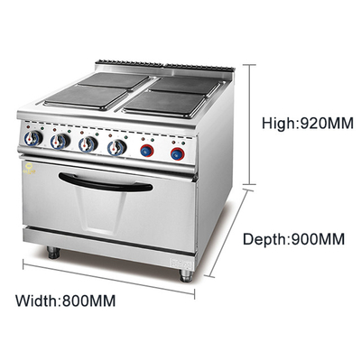 Équipement de cuisson électrique de restaurant en acier inoxydable commercial de 21 kW