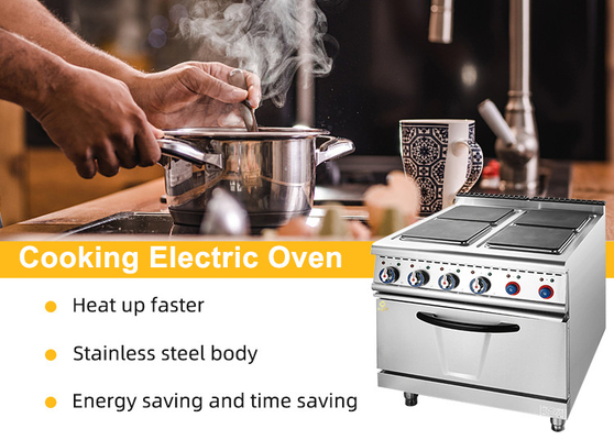Équipement de cuisson électrique de restaurant en acier inoxydable commercial de 21 kW