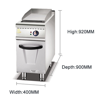Équipement de cuisson à gaz de gaz d'acier inoxydable commercial GL-RG-1200 18