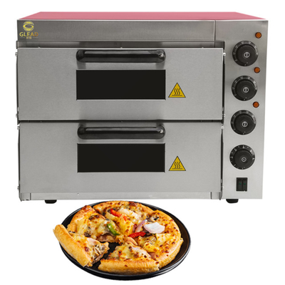 Équipement de cuisson de pizzas électrique de 3 kW avec base en marbre ou en acier inoxydable