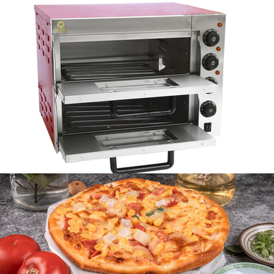 Équipement de cuisson de pizzas électrique de 3 kW avec base en marbre ou en acier inoxydable