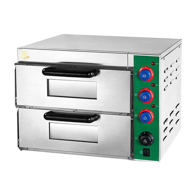 Équipement électrique de cuisine de boulangerie commerciale de taille interne 400*400*150mm*2 decks