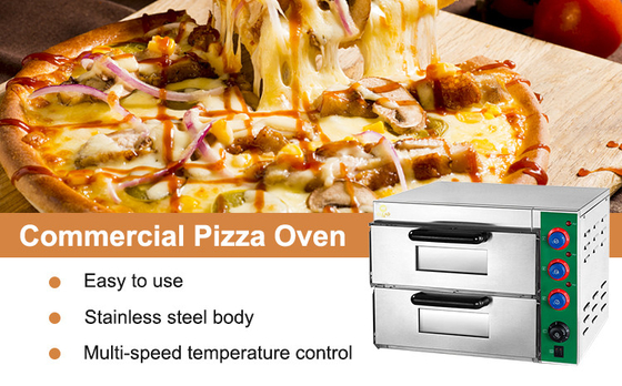 Équipement de cuisson commercial pour pizzeria Température 50-350C Dimension de contour 560*556*435mm