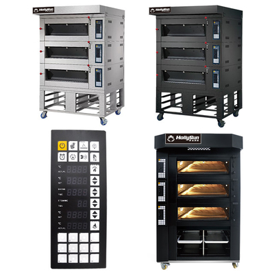Capacité Cuisinier électrique à pizza 20,7 kW Équipement commercial 6 plateaux 380V 50HZ
