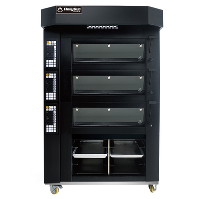 Capacité Cuisinier électrique à pizza 20,7 kW Équipement commercial 6 plateaux 380V 50HZ