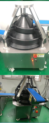Efficacité 380V 50HZ nouvelle ligne de production de boulangerie machine automatique de rotation de pâte à cône 8000 pièces/heure
