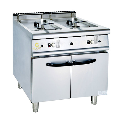 Consommation de gaz GPL/GN 800×900×850 70 Équipement de cuisson pour les restaurants GAS Friture