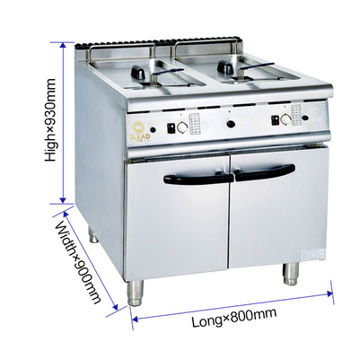 Equipement de cuisine de restaurant de 174 kg 800×900×850 70 avec raccord de gaz R13/4