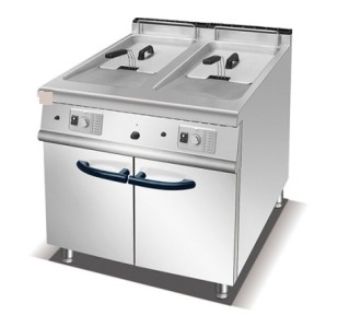 Consommation de gaz GPL/NG 2,46/3,12 kg/h Équipement de cuisine de restaurant en acier inoxydable