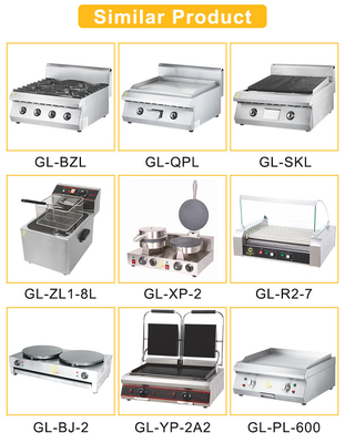 Équipement de cuisson de restaurant à gaz 800×900×850 70 puissant avec alimentation en GPL/GNC 31