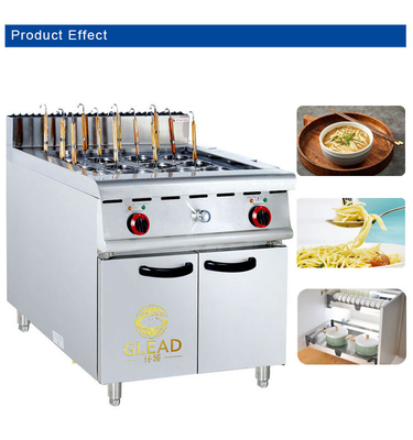340x550x270 Équipement de cuisson à gaz pour restaurant avec capacité 30x2L et connexion R13/4