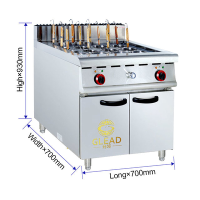 Équipement de cuisson en acier inoxydable de 340x550x270/30x2L