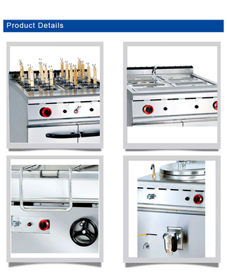Équipement de cuisson au gaz pour la consommation de gaz GPL/NG 1,58/2,28Kg/h