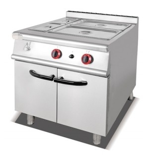 Consommation de gaz GPL/GNC 1,58/2,28 kg/h Équipement de cuisson de restaurant avec une capacité de 100 kg