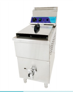 Friteuse à gaz avec 2 brûleurs 30kg 11,2kw Équipement de cuisson Commercial Équipement de cuisson 220V Voltage