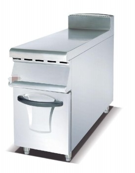 Table de travail neutre en acier inoxydable avec armoire