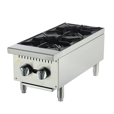 GL-K6015R Compteur à gaz en acier inoxydable Top Cuisinière à pâtes LPG / NG alimentation 38 G.W.