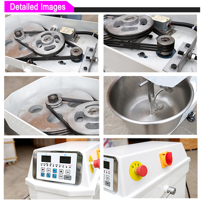 260L 380V 50HZ 3 phase 11,2kw mélangeur électrique en spirale pour le mélangeur de pâte en volume
