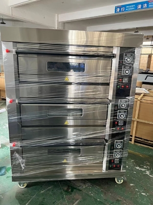 220V 50HZ cuisine commerciale four à gaz pour cuire du pain tartes d'œufs Mookcake