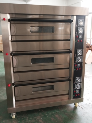 220V 50HZ cuisine commerciale four à gaz pour cuire du pain tartes d'œufs Mookcake