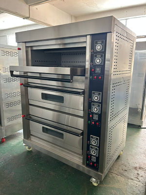 Cuisinière à gaz 6 plateaux Capacité de cuisson du pain et des gâteaux