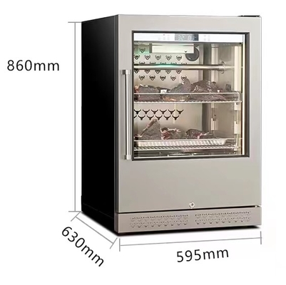 Réfrigérateur d'hôtel 168L Black Shell 160W Compresseur de refroidissement par air Zone à température unique Entretien facile