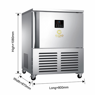 Equipement de cuisson commercial de 900 W puissant, refroidisseur à air à 3 plateaux pour congélation à 18 °C