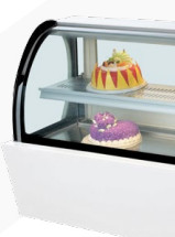 Vitrines d'équipement de refroidissement industriel avec verre isolé et base en marbre - 220V/50Hz