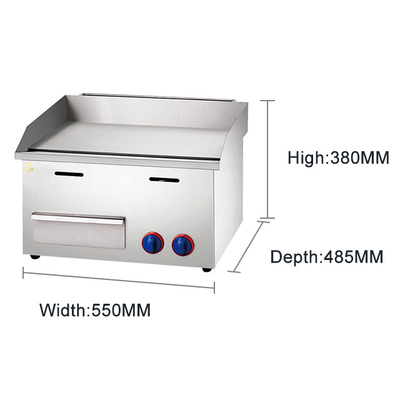 Appareil de cuisson à gaz de 32 kg pour les services de restauration au GPL