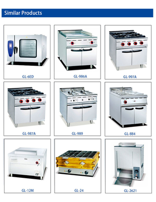 Plaque de gril à gaz lourde pour cuisine professionnelle avec alimentation au GPL - poids 32 kg et puissance 11,7 kW